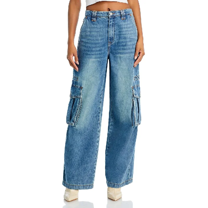 Elegant And Charming [BLANKNYC] Womens The Franklin High Rise Denim Cargo Jeans