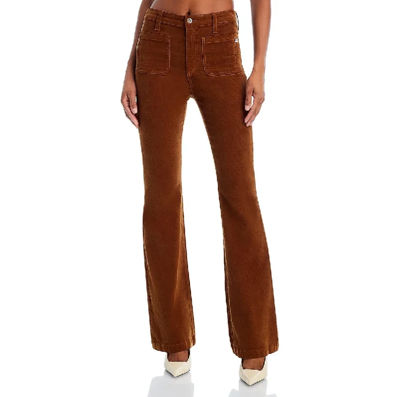 Sexy Fun AG Adriano Goldschmied Womens Anisten Corduroy High Rise Bootcut Jeans