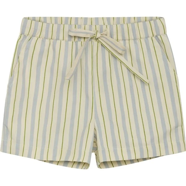 Casual Street Flöss Bobby Shorts Blue/Green Stripe