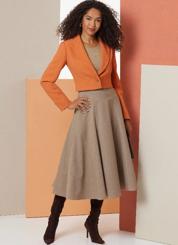 Girl Style Butterick Jacket, Skirt & Trousers B7012