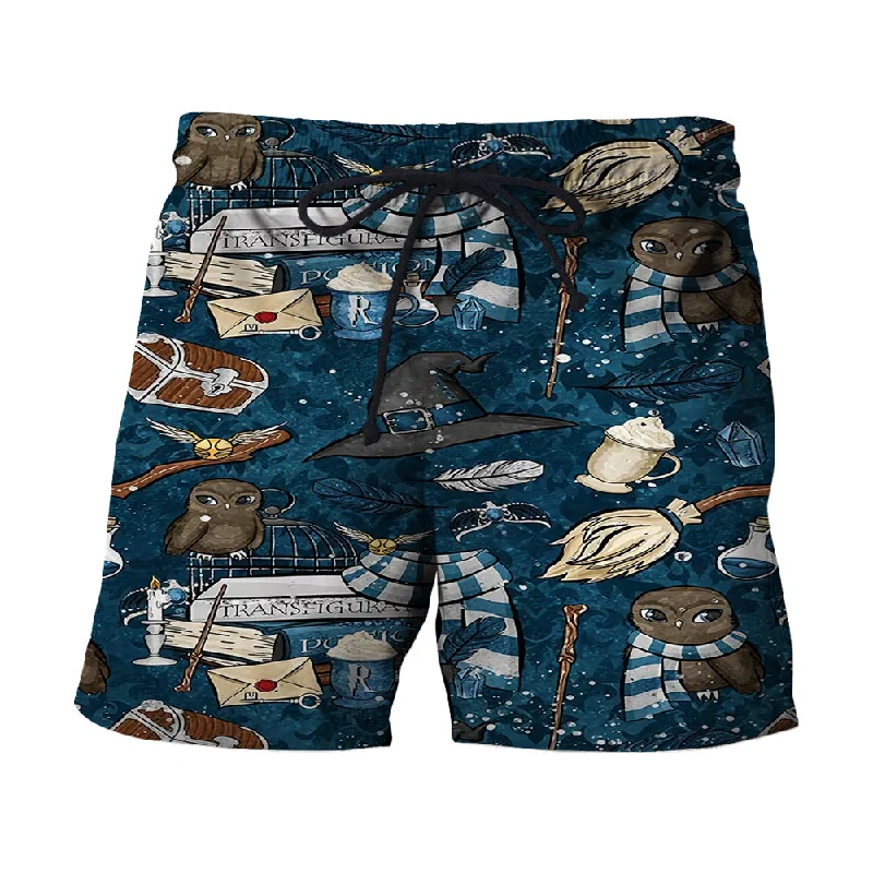 French Style Fun Printed Shorts