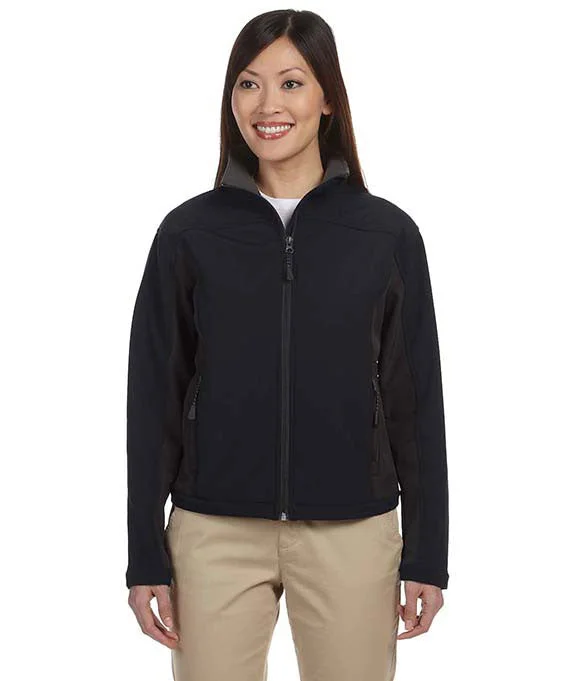 Cute Style D997W - Devon & Jones Ladies Soft Shell Colorblock Jacket