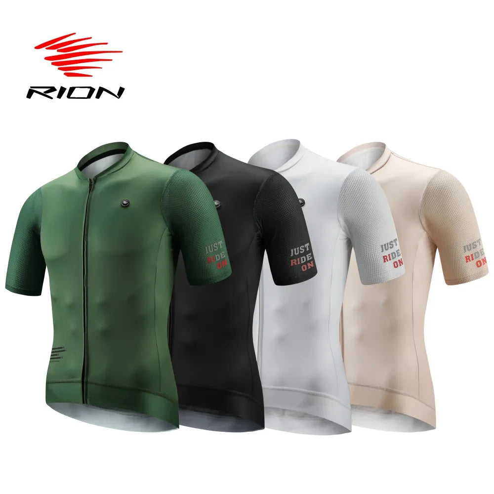 Romantic And Fresh RION Men's Cycling Jersey MTB Mountain Bike Shirts Road Riding Bicycle Clothes Motocross Jumper Downhill Top Outdoors Sports Pro