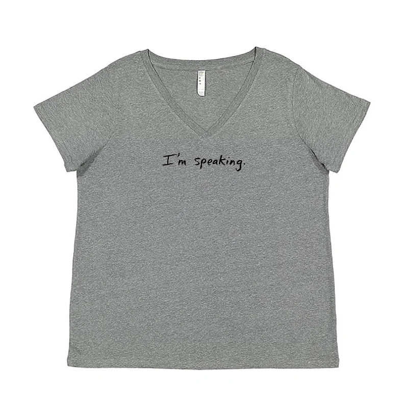 Urban Style I'm speaking : Plus Women's T