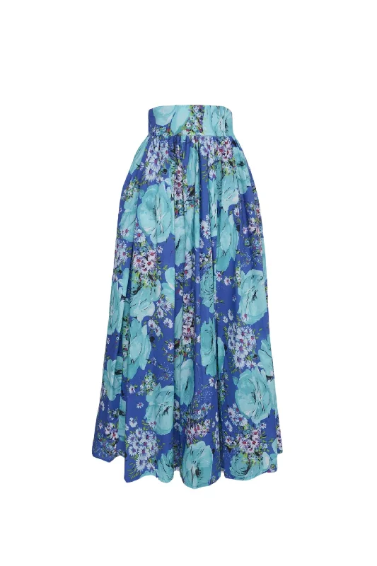 Eye-catching Personality Women's Vanessa Skirt In Sky Of Roses