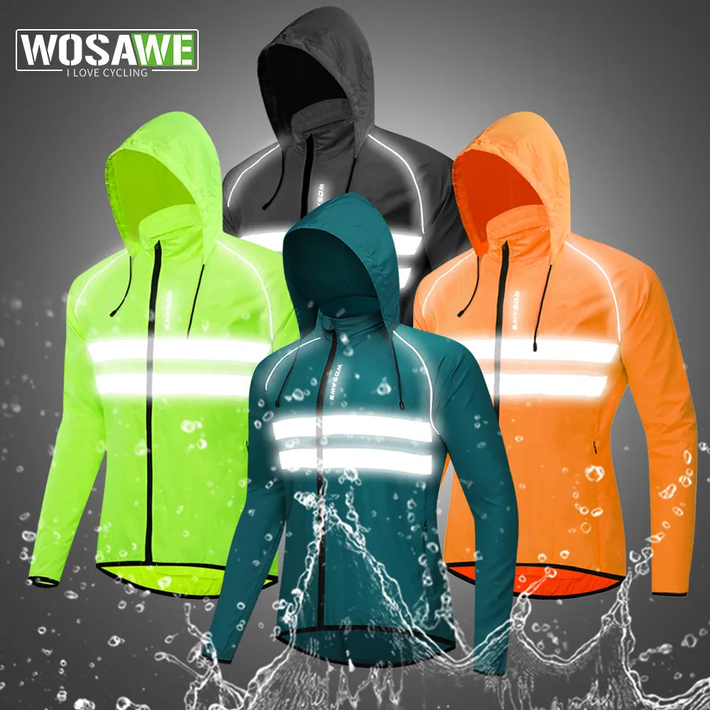 Unique Design Ultralight Men's Cycling Windbreaker Reflective Jacket Windproof Water Resistant MTB Road Bicycle Long Jersey Wind Coat