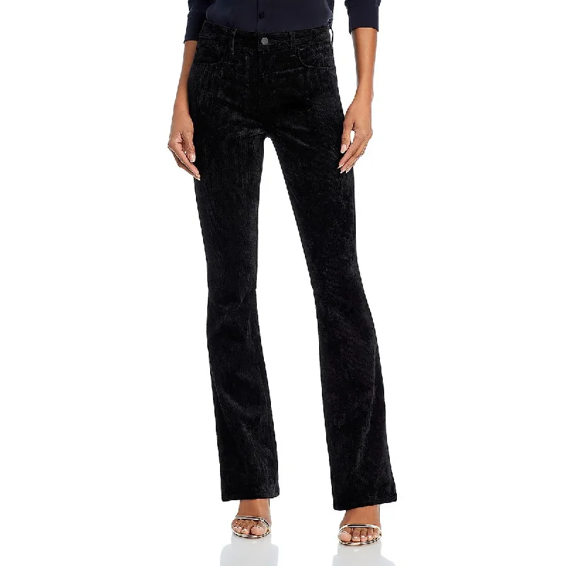 Elegant Tailoring L'Agence Womens Corduroy Bell Bottoms Bootcut Jeans