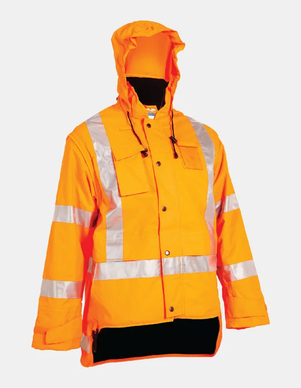 Playful Style Tuffviz Highway Winter Jacket Orange