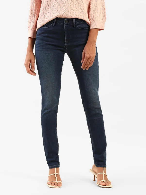 Elegant And Simple Women's Mid Rise 711 Skinny Fit Jeans