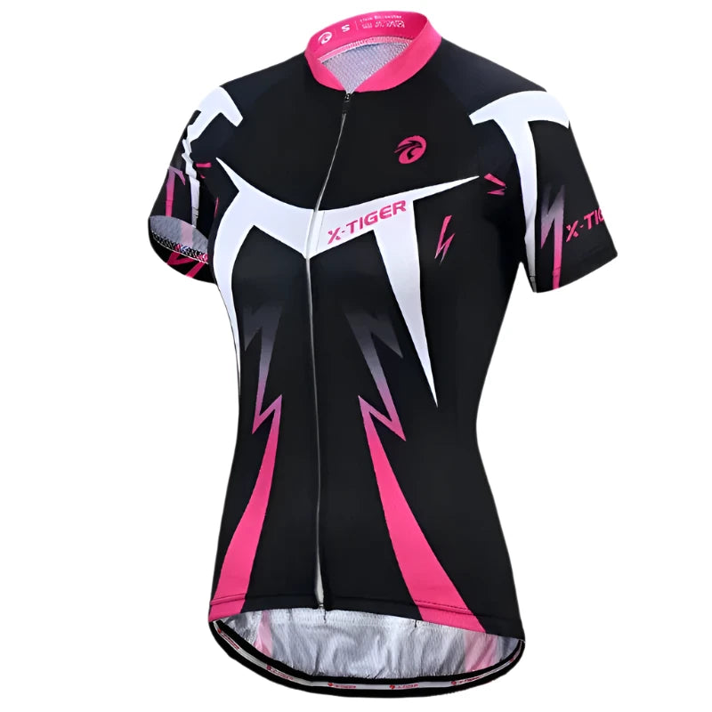 Lively And Youthful X-Tiger Women Cycling Jerseys Female Short Sleeve Cyclist Ciclismo Road Bike Clothing Breathable Quick Dry Polyester Shirts