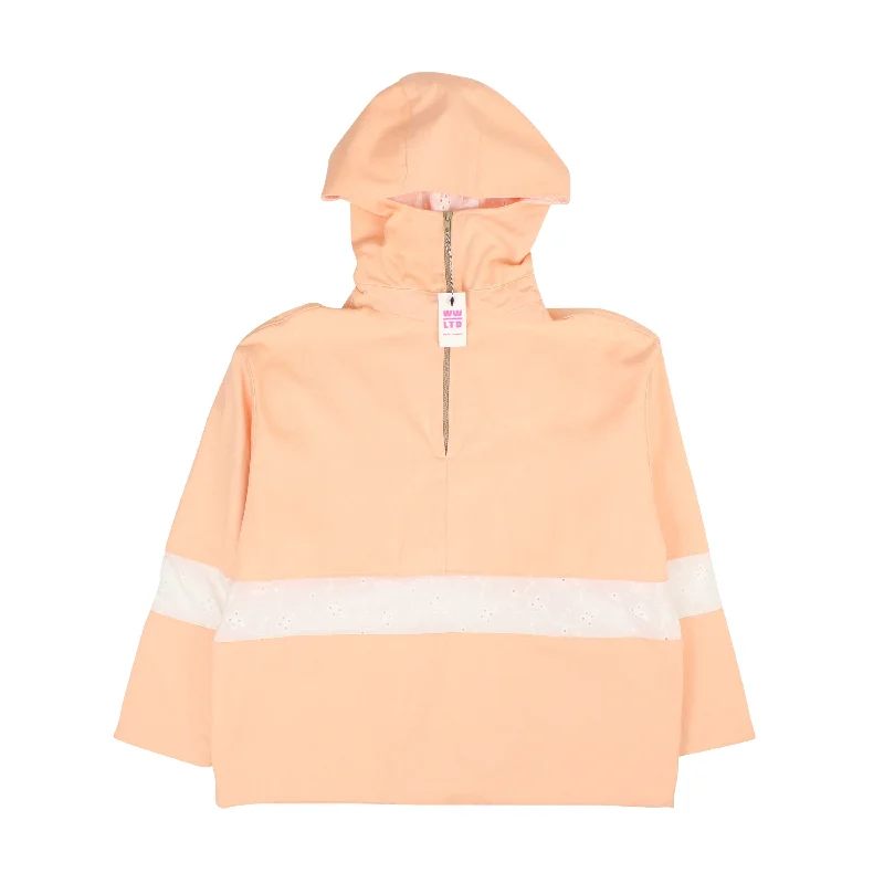 Casual Street World Wide Ltd Peach Pullover - Peach/White