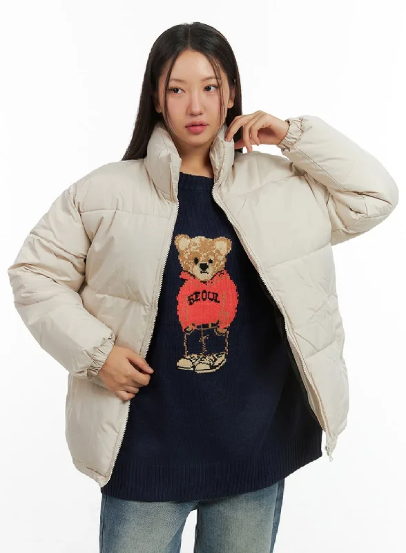 European And American Style Essential Puffer Coat IS402