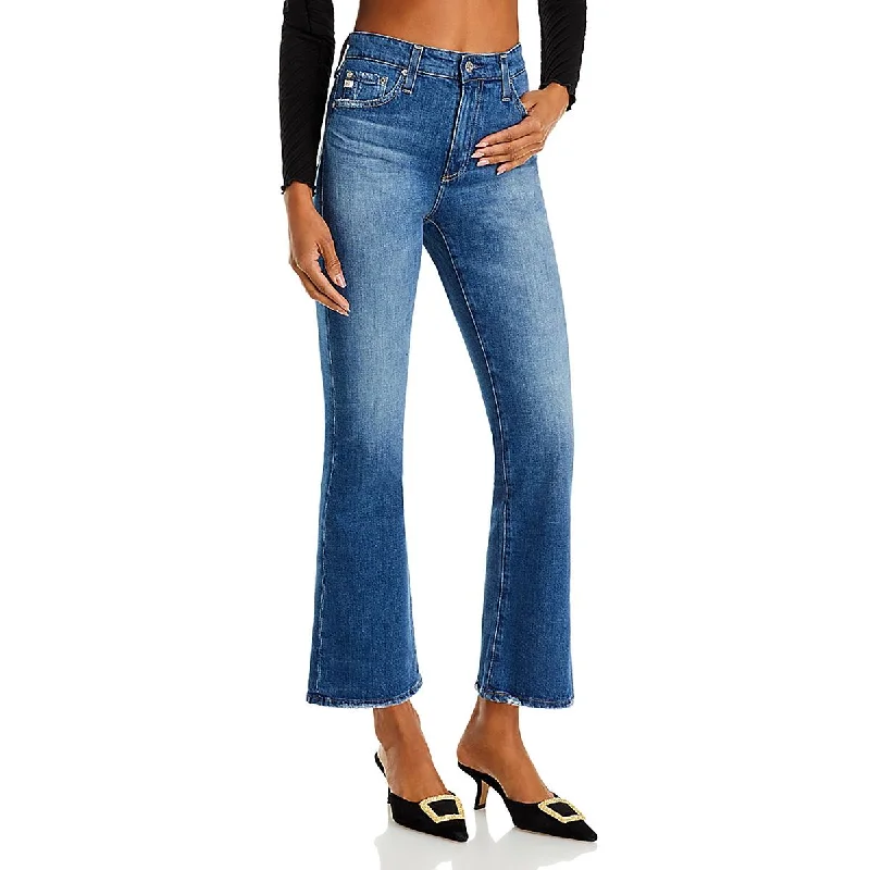 Classic Series AG Jeans Womens Cropped Denim Bootcut Jeans