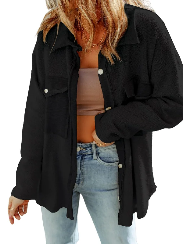 French Style Effortless Style Long Sleeve Jacket