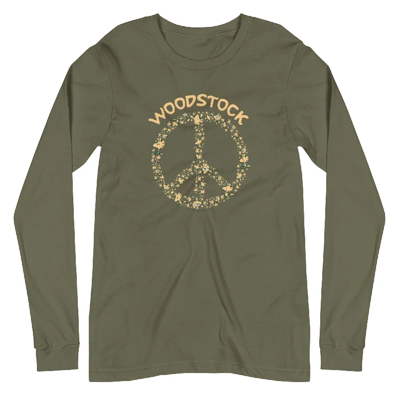 Eye-catching Personality Woodstock Peace Adult Long Sleeve T-Shirt