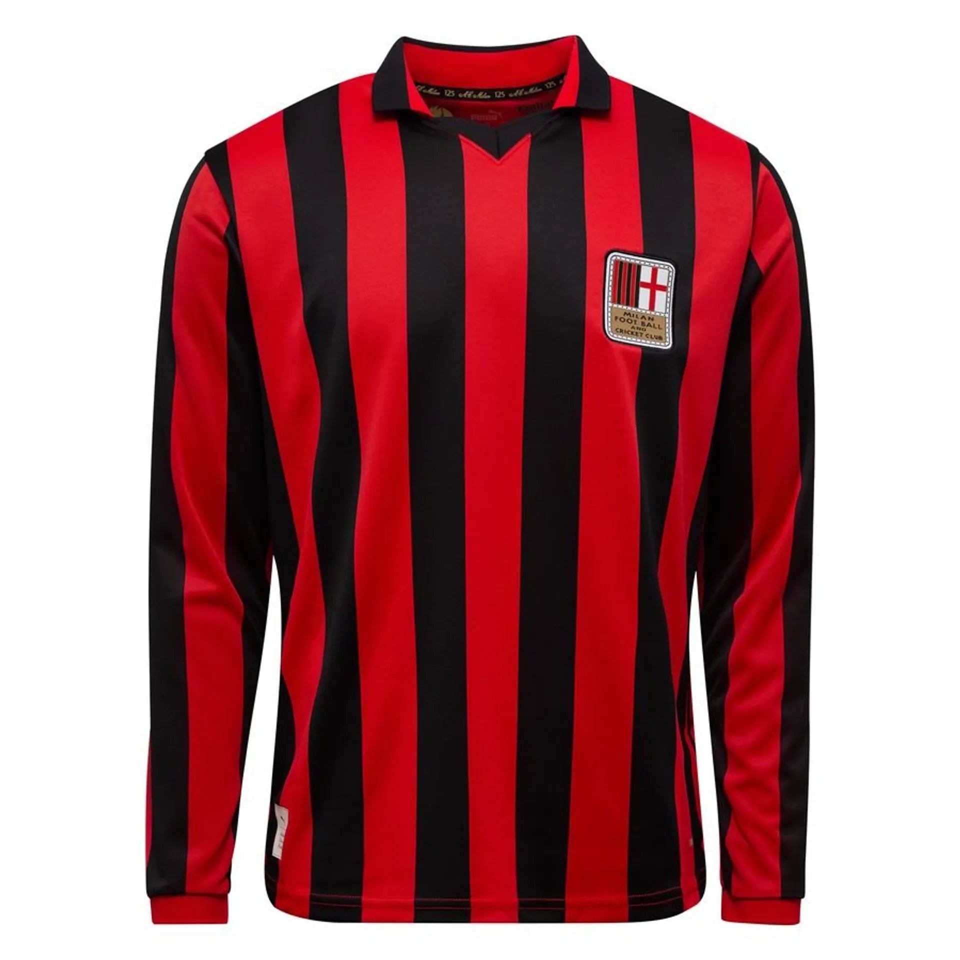 Carefree Style Puma AC Milan 125th Anniversary Long Sleeve Stadium Jersey 24/25