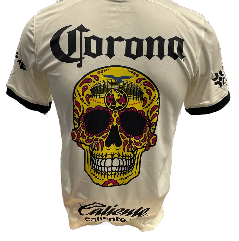 French Style Nike Men's Club América  Stadium Dri-FIT Soccer Jersey Sugar Skull LIMITED EDITION