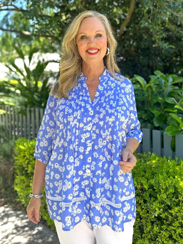 Fashionable And Versatile Wedgewood Daisy Shirt