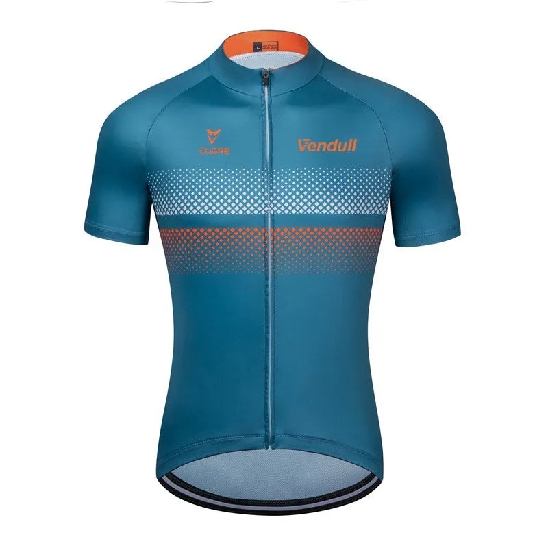 Celebrity Style Summer Men Short Sleeve Cycling Jersey MTB Maillot Bike Shirt Breathable Tricota Mountain Pro Team Bicycle Sports Clothing 2023