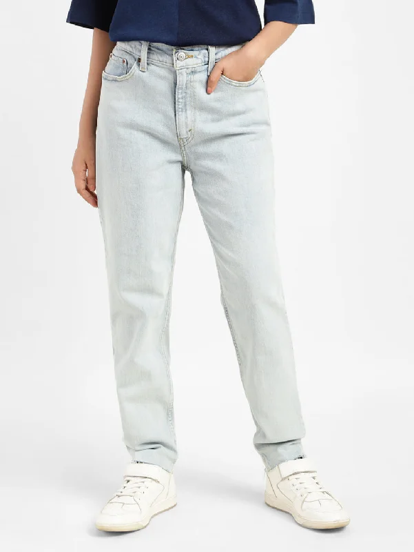 Unique Design Women's Straight Fit Jeans