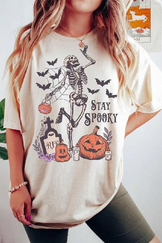 Lazy Style Graphic Halloween T Shirts