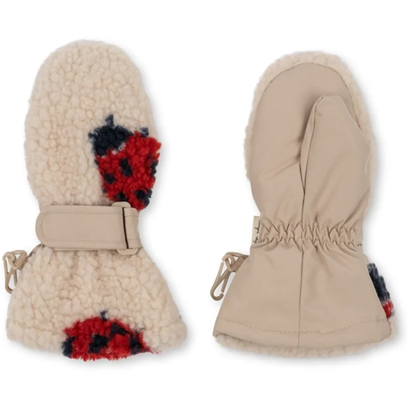 Celebrity Style Konges Sløjd Ladybug Sand Jody Mittens