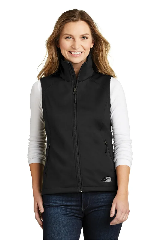 Trendy And Casual The North Face Womens Ridgeline Wind & Water Resistant Full Zip Vest - Black