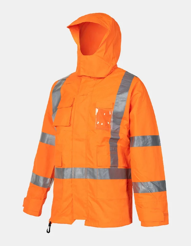 Girl Style Tuffviz Highway Jacket Orange