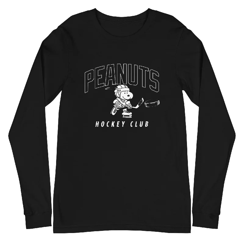 Playful Style Snoopy Hockey Club Long Sleeve T-Shirt