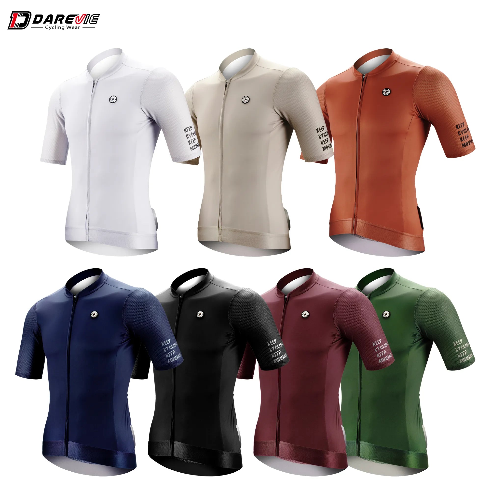 Loose Fit DAREVIE Cycling Jersey SPF 50+ Men Women Cycling Jersey 2023 Fashion Bike Jersey Pro Team High Quality Cycling Shirt MTB Road