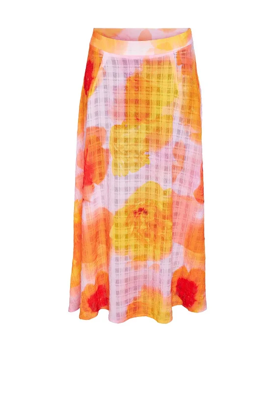 Sports Design Noisy May Ava Maxi Skirt, Tangerine