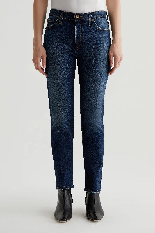 Diamond Series AG MARI HIGH-RISE SLIM STRAIGHT LEG JEANS