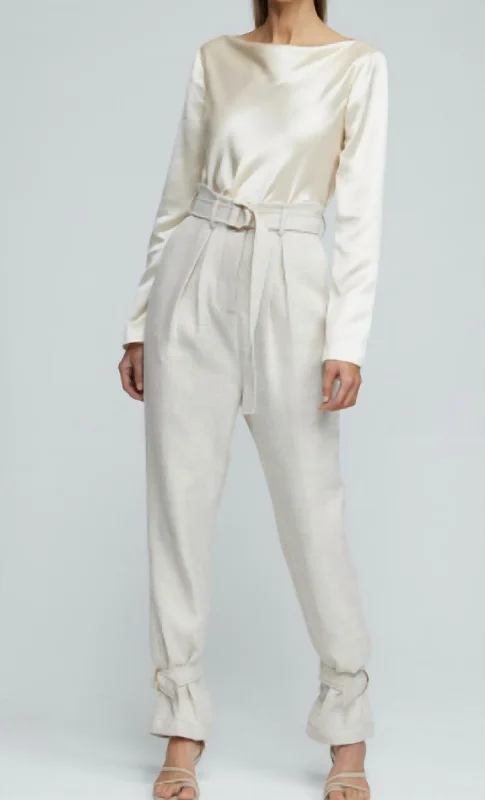 Designer Style Ashwood Pant In Ivory