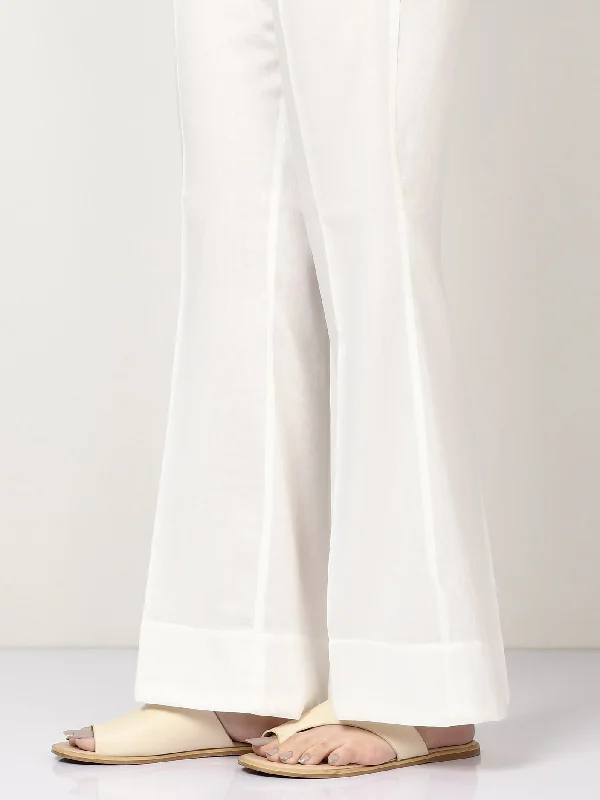 Modern City Winter Cotton Pants - White