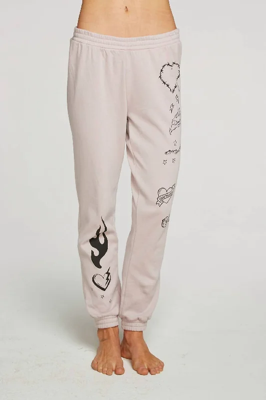 High Street Style Dear Diary Pants In Macaron