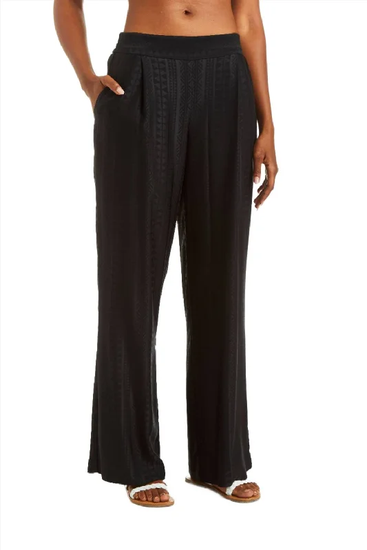 British Fashion Eva Pant In Black