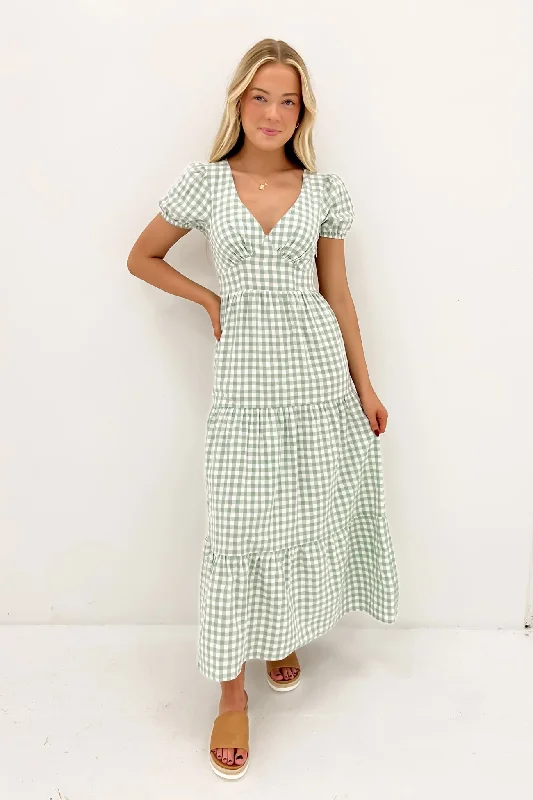 Celebrity Style Frankie Maxi Dress Sage