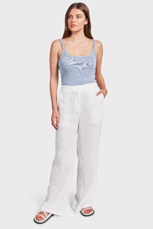 Retro Fashion Linen Relaxed Trouser