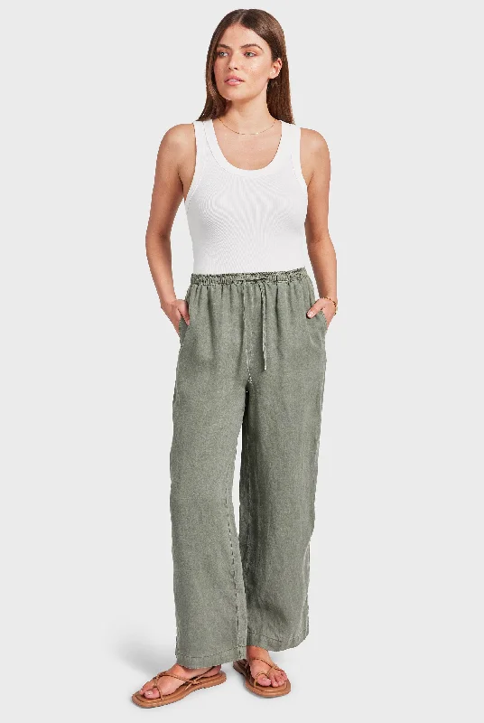 Romantic And Fresh Riviera Linen Pant