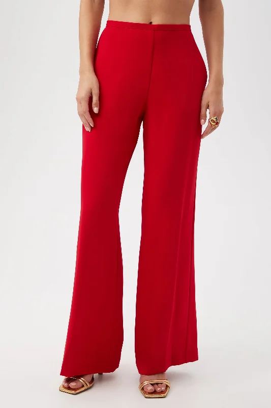 Fashion Elements TAVIA GEORGETTE WIDE LEG PANT