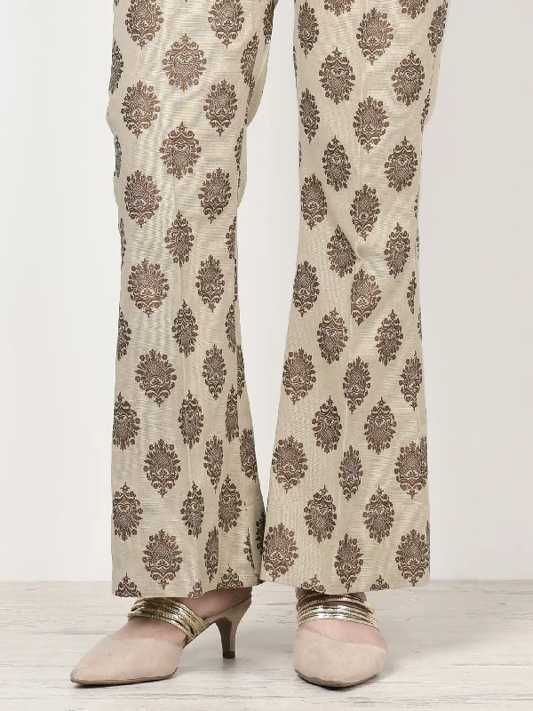 Thin Design Printed Khaddar Trouser-Dyed (Unstitched)