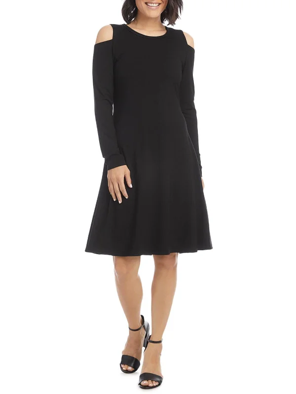 Relaxed And Casual Womens A-Line Stretch T-Shirt Dress