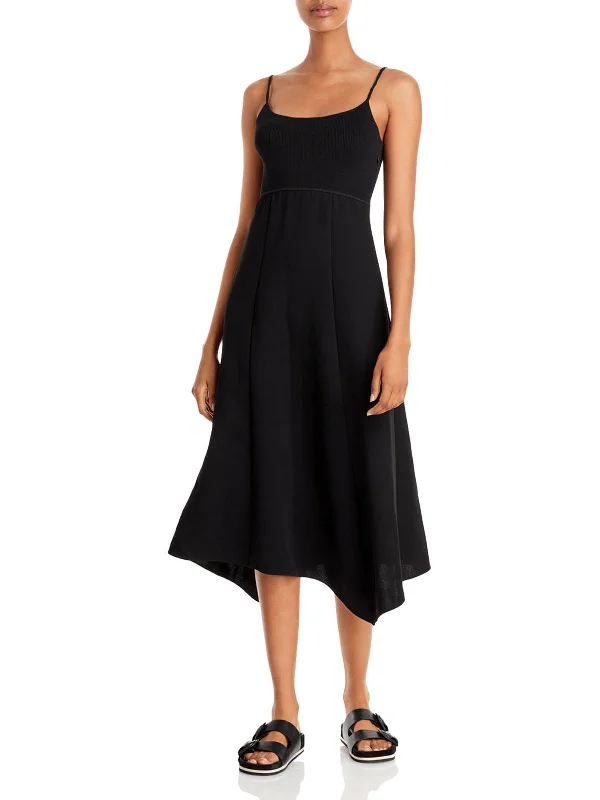 Designer Style Womens Casual Midi Slip Dress