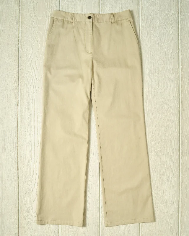 Elegant Temperament Women's Trousers in Khaki