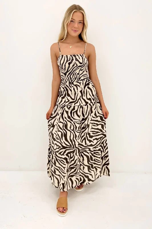 Warm Atmosphere Ziggy Maxi Dress Print